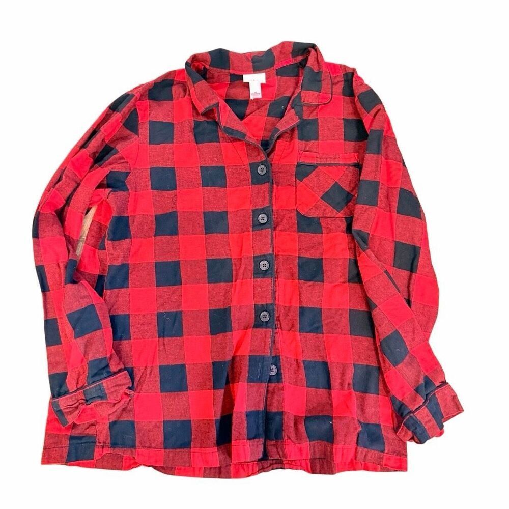 Target Red and Black Checked Flannel PJ Set- Size M